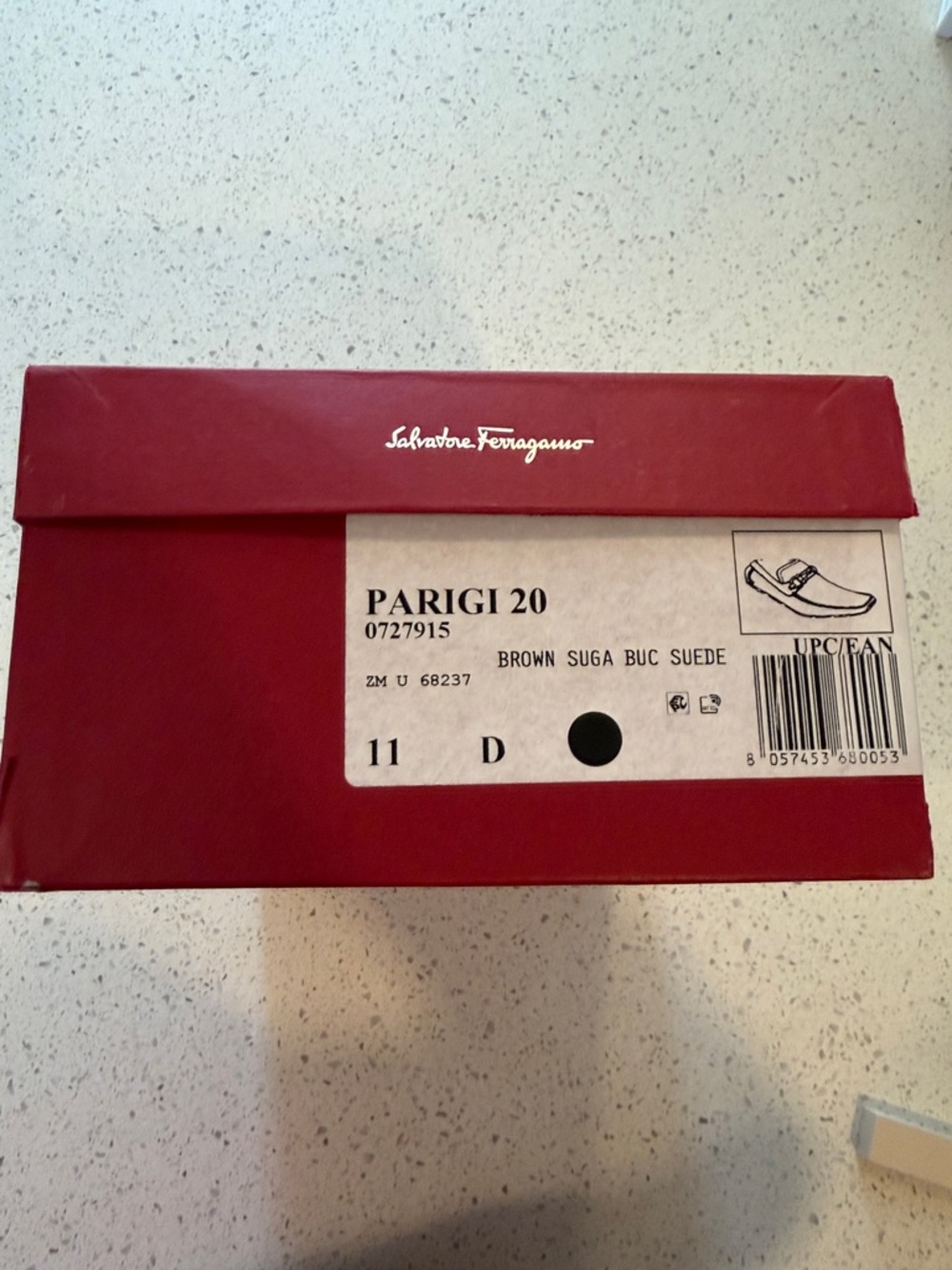 Salvatore Ferragamo Brown Suede Bit-Detail Slip-On Loafers - Picture 6 of 7
